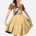 Australia Christmas Kid Short Sleeve Dress Kookaburra Santa With Gumtree