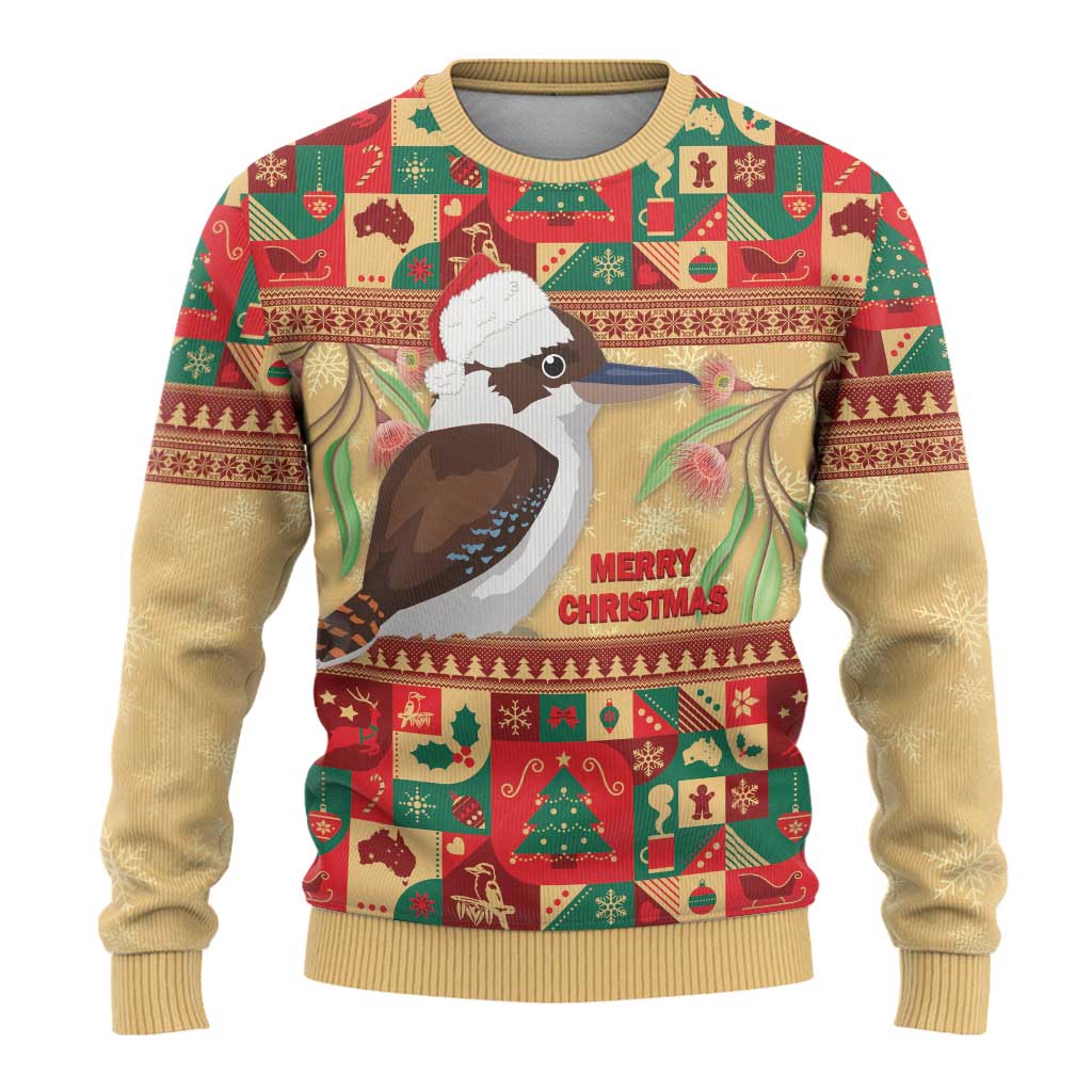 Australia Christmas Ugly Christmas Sweater Kookaburra Santa With Gumtree