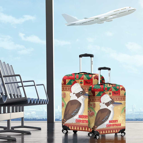 Australia Christmas Luggage Cover Kookaburra Santa With Gumtree