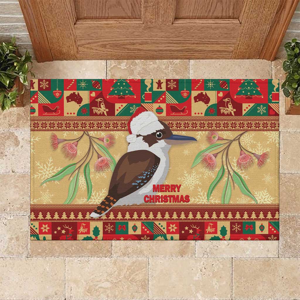 Australia Christmas Rubber Doormat Kookaburra Santa With Gumtree