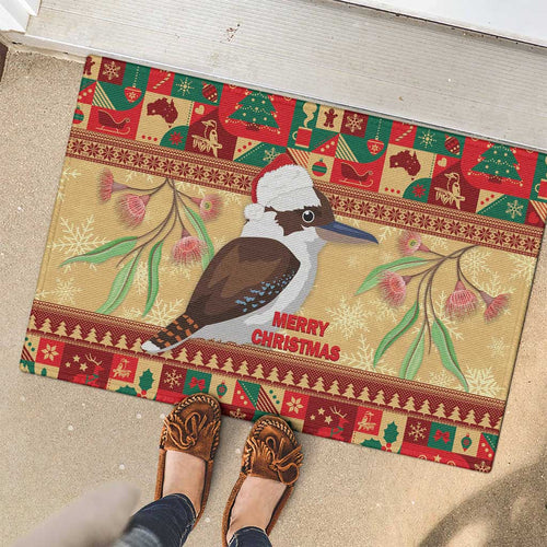 Australia Christmas Rubber Doormat Kookaburra Santa With Gumtree