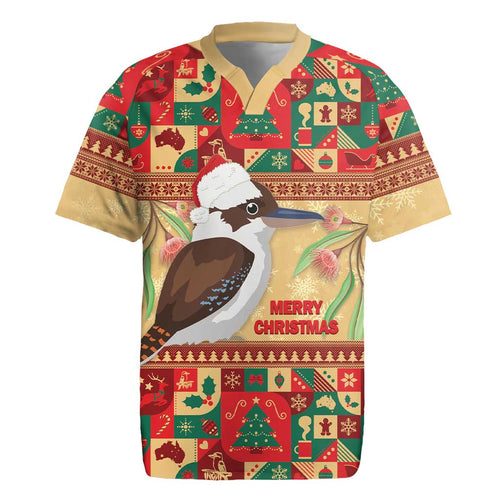Australia Christmas Rugby Jersey Kookaburra Santa With Gumtree