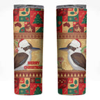 Australia Christmas Skinny Tumbler Kookaburra Santa With Gumtree
