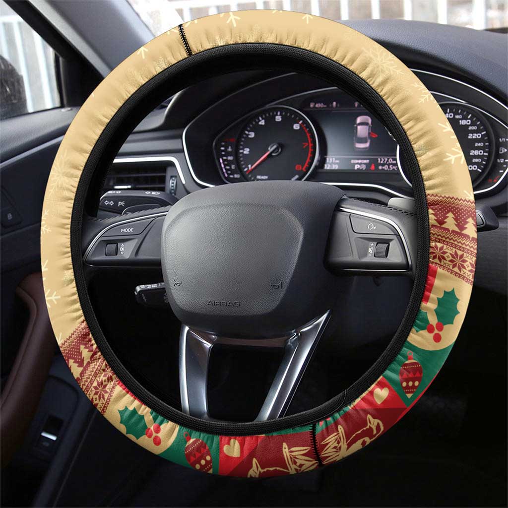 Australia Christmas Steering Wheel Cover Kookaburra Santa With Gumtree