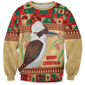 Australia Christmas Sweatshirt Kookaburra Santa With Gumtree