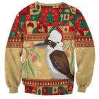 Australia Christmas Sweatshirt Kookaburra Santa With Gumtree