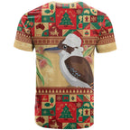 Australia Christmas T Shirt Kookaburra Santa With Gumtree