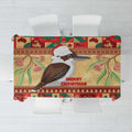 Australia Christmas Tablecloth Kookaburra Santa With Gumtree