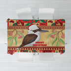 Australia Christmas Tablecloth Kookaburra Santa With Gumtree
