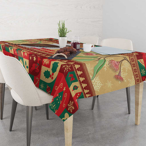 Australia Christmas Tablecloth Kookaburra Santa With Gumtree