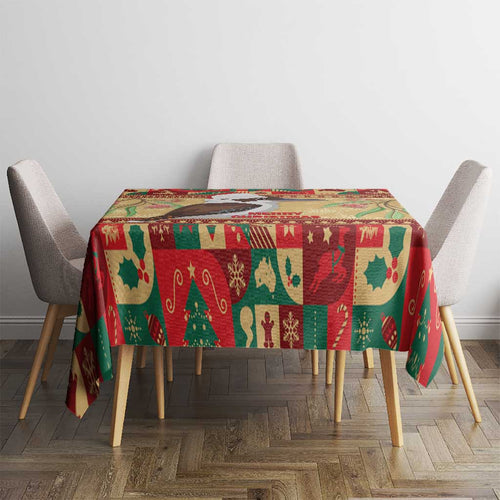 Australia Christmas Tablecloth Kookaburra Santa With Gumtree