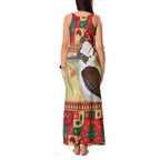 Australia Christmas Tank Maxi Dress Kookaburra Santa With Gumtree