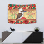 Australia Christmas Tapestry Kookaburra Santa With Gumtree
