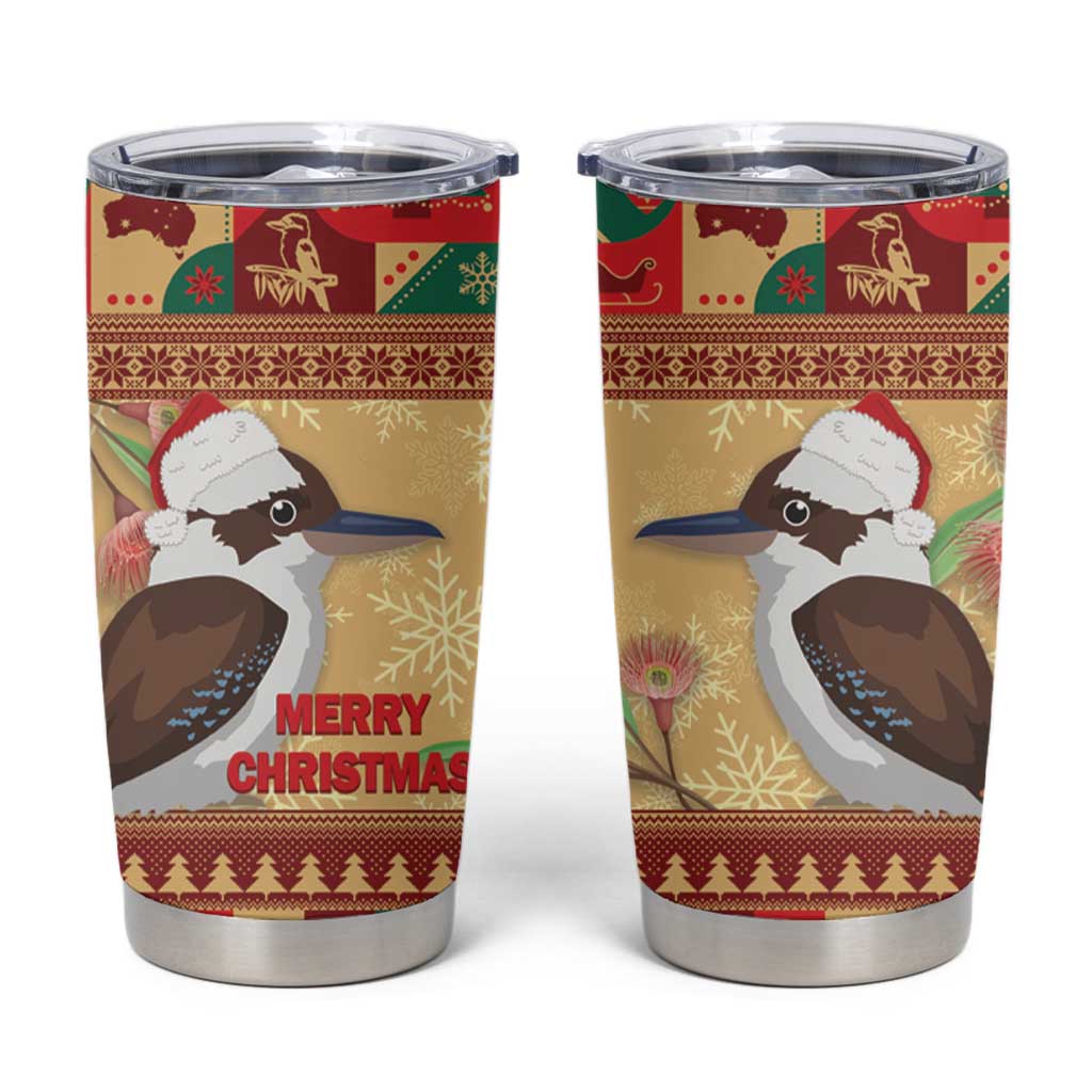 Australia Christmas Tumbler Cup Kookaburra Santa With Gumtree