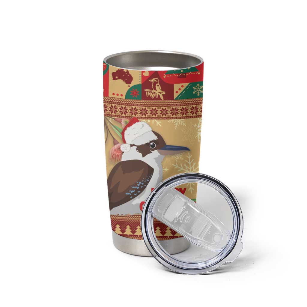 Australia Christmas Tumbler Cup Kookaburra Santa With Gumtree