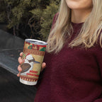 Australia Christmas Tumbler Cup Kookaburra Santa With Gumtree