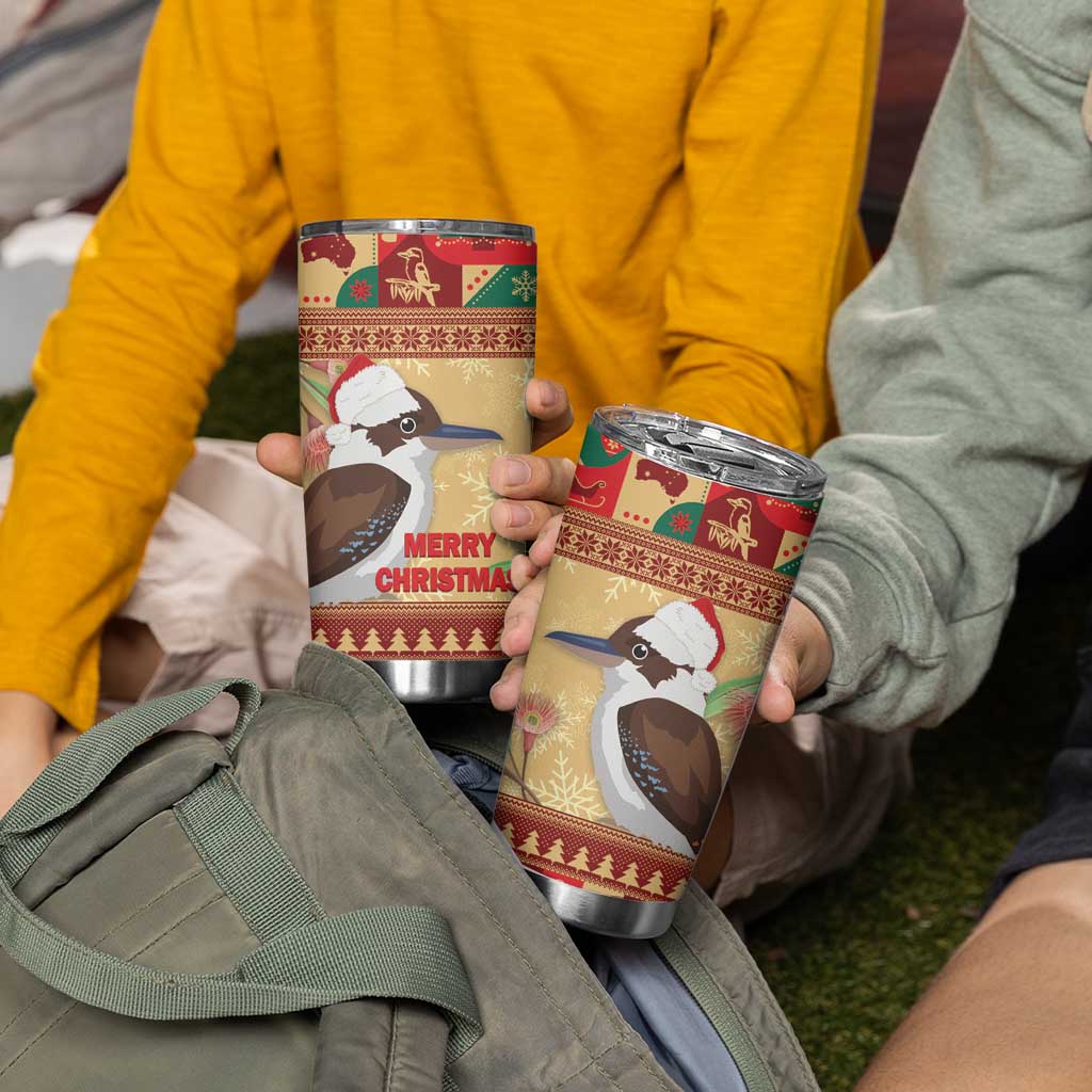 Australia Christmas Tumbler Cup Kookaburra Santa With Gumtree