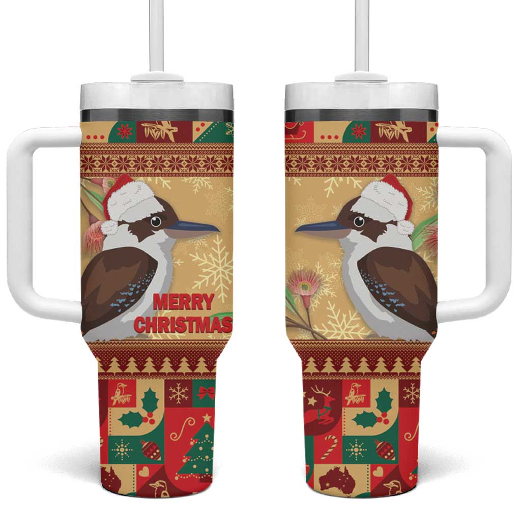 Australia Christmas Tumbler With Handle Kookaburra Santa With Gumtree