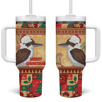 Australia Christmas Tumbler With Handle Kookaburra Santa With Gumtree