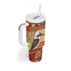Australia Christmas Tumbler With Handle Kookaburra Santa With Gumtree