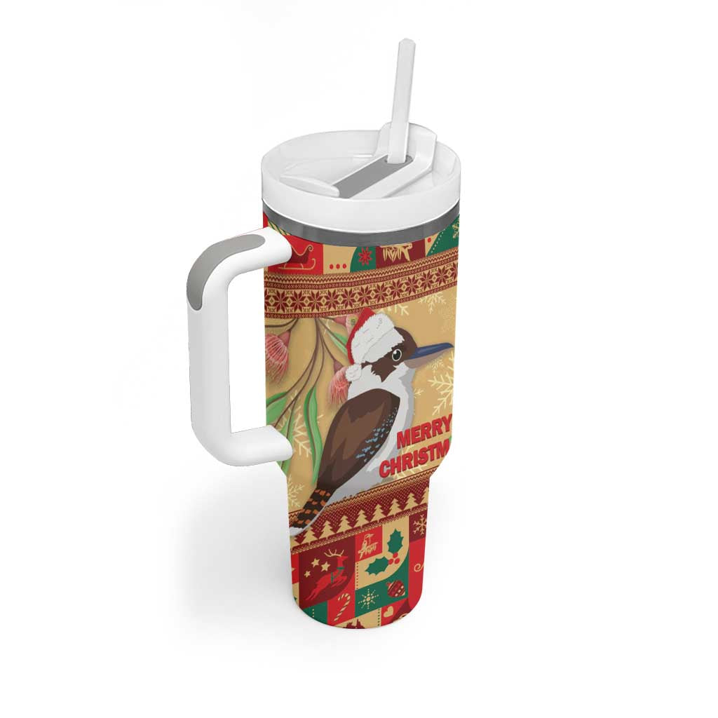 Australia Christmas Tumbler With Handle Kookaburra Santa With Gumtree