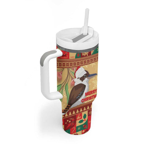 Australia Christmas Tumbler With Handle Kookaburra Santa With Gumtree