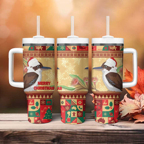 Australia Christmas Tumbler With Handle Kookaburra Santa With Gumtree