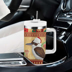 Australia Christmas Tumbler With Handle Kookaburra Santa With Gumtree