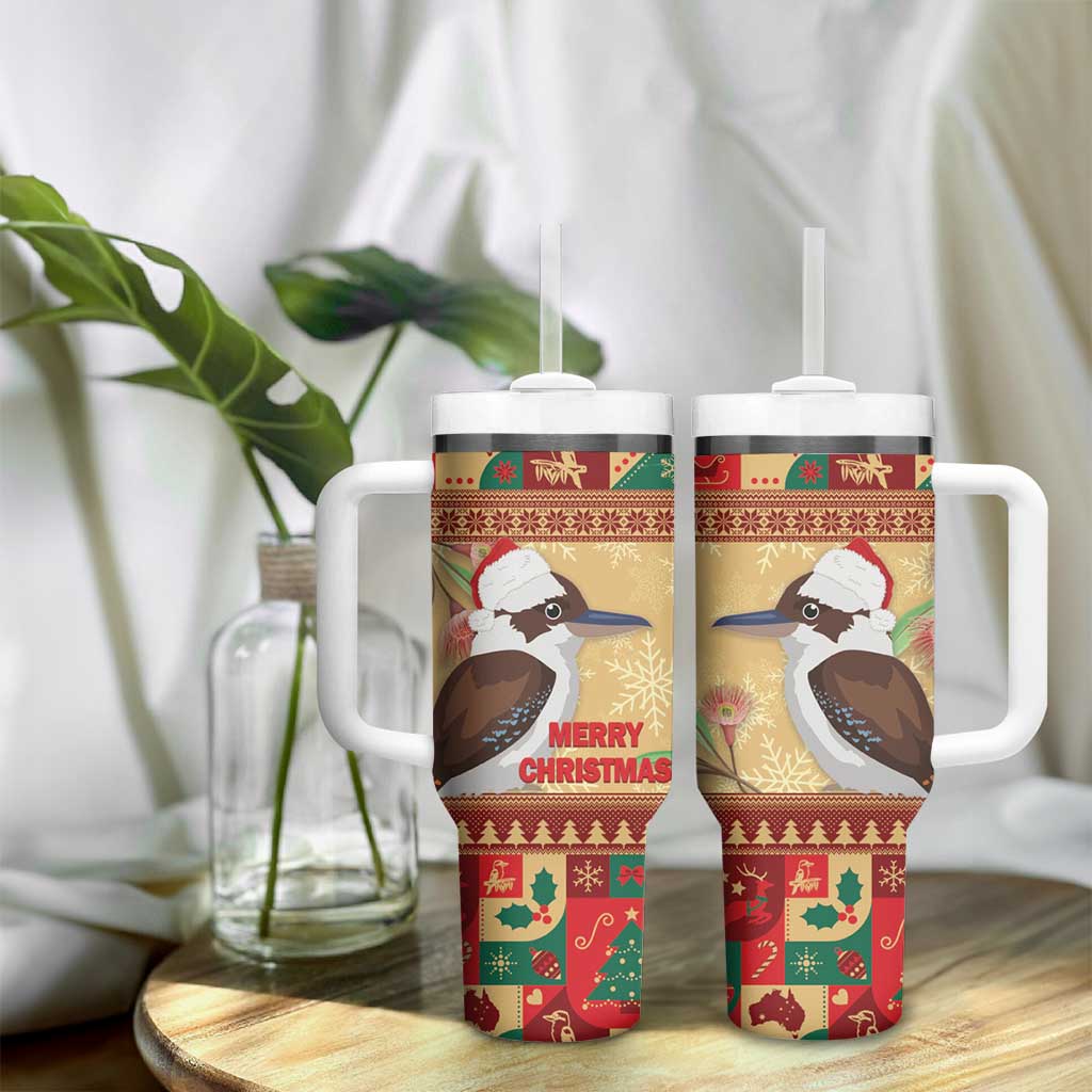 Australia Christmas Tumbler With Handle Kookaburra Santa With Gumtree