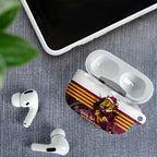 Broncos Rugby Christmas AirPods Case Brisbane Giddy Up Aboriginal Art - Aussie Hoodie