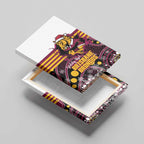 Broncos Rugby Christmas Canvas Wall Art Brisbane Giddy Up Aboriginal Art - Aussie Hoodie