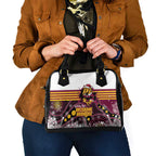 Broncos Rugby Christmas Shoulder Handbag Brisbane Giddy Up Aboriginal Art - Aussie Hoodie