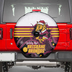 Broncos Rugby Christmas Spare Tire Cover Brisbane Giddy Up Aboriginal Art - Aussie Hoodie