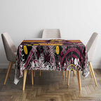 Broncos Rugby Christmas Tablecloth Brisbane Giddy Up Aboriginal Art - Aussie Hoodie