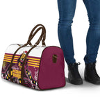 Broncos Rugby Christmas Travel Bag Brisbane Giddy Up Aboriginal Art - Aussie Hoodie