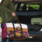 Broncos Rugby Christmas Travel Bag Brisbane Giddy Up Aboriginal Art - Aussie Hoodie
