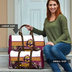 Broncos Rugby Christmas Travel Bag Brisbane Giddy Up Aboriginal Art - Aussie Hoodie