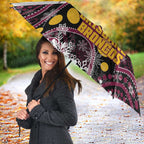 Broncos Rugby Christmas Umbrella Brisbane Giddy Up Aboriginal Art - Aussie Hoodie
