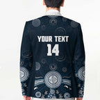 Custom Carlton Football Blazer Go Blues Aboriginal Art - Aussie Hoodie