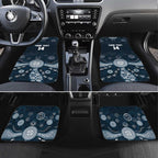 Custom Carlton Football Car Mats Go Blues Aboriginal Art - Aussie Hoodie