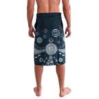 Custom Carlton Football Lavalava Go Blues Aboriginal Art - Aussie Hoodie