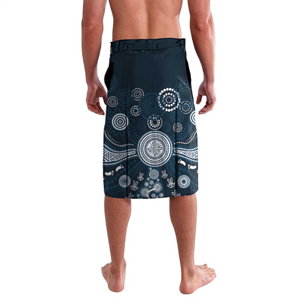 Custom Carlton Football Lavalava Go Blues Aboriginal Art - Aussie Hoodie