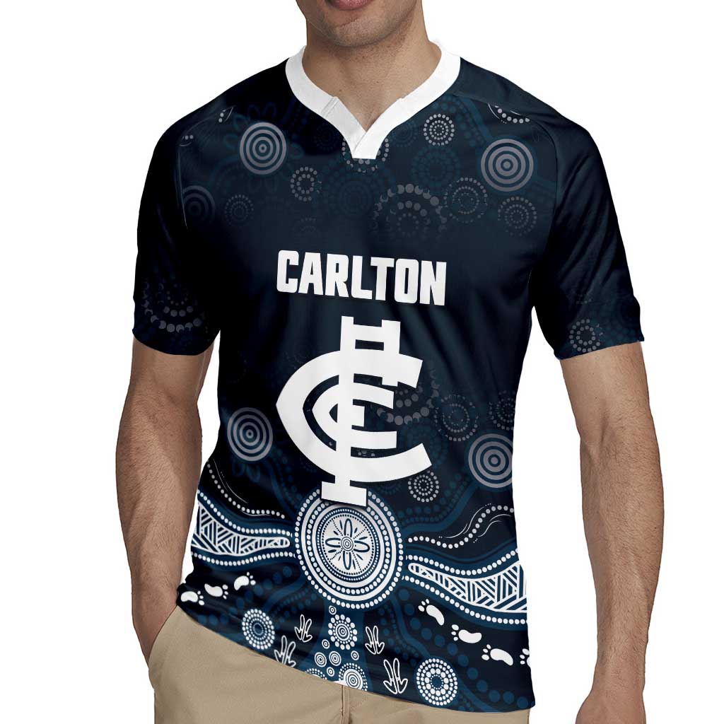 Custom Carlton Football Rugby Jersey Go Blues Aboriginal Art - Aussie Hoodie