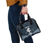 Custom Carlton Football Shoulder Handbag Go Blues Aboriginal Art - Aussie Hoodie