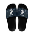 Custom Carlton Football Slide Sandals Go Blues Aboriginal Art - Aussie Hoodie