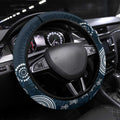 Carlton Football Steering Wheel Cover Go Blues Aboriginal Art - Aussie Hoodie