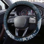 Carlton Football Steering Wheel Cover Go Blues Aboriginal Art - Aussie Hoodie