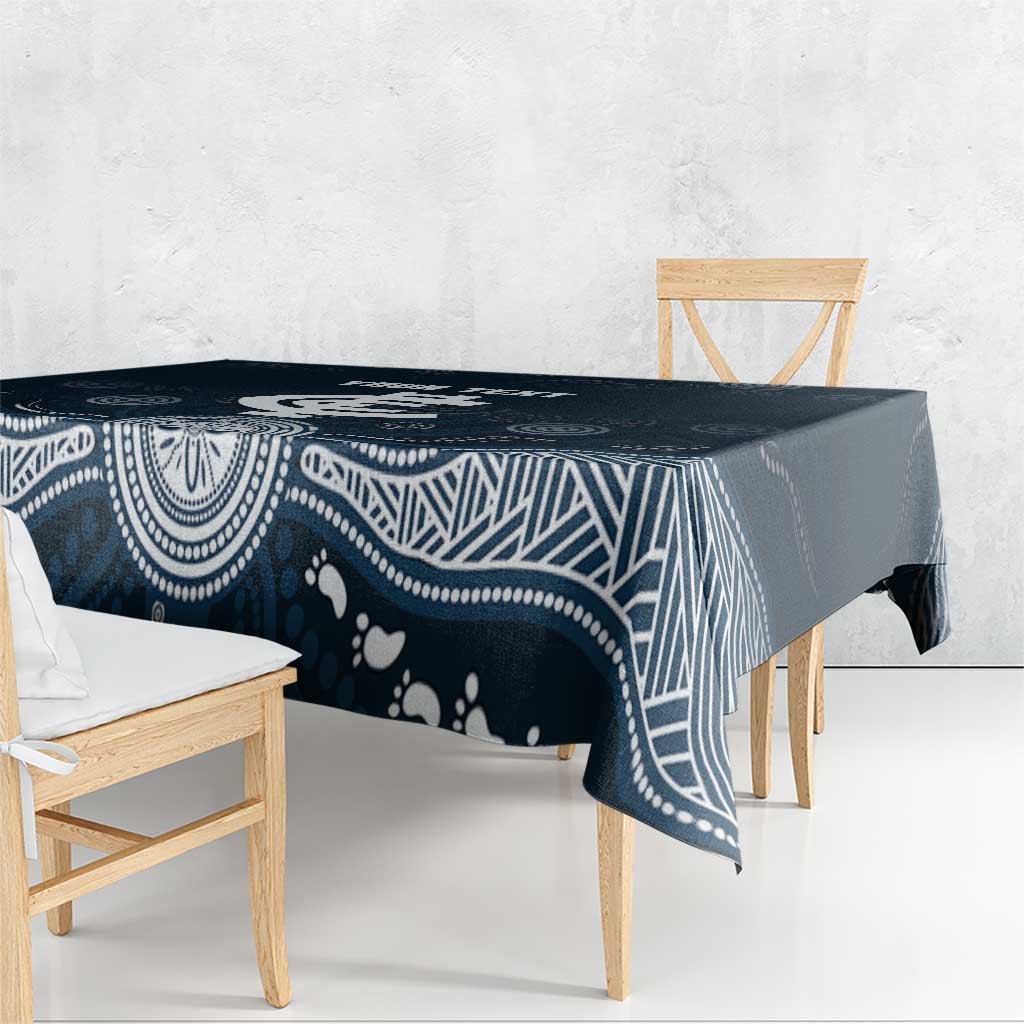Custom Carlton Football Tablecloth Go Blues Aboriginal Art - Aussie Hoodie