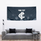 Custom Carlton Football Tapestry Go Blues Aboriginal Art - Aussie Hoodie