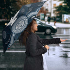 Custom Carlton Football Umbrella Go Blues Aboriginal Art - Aussie Hoodie